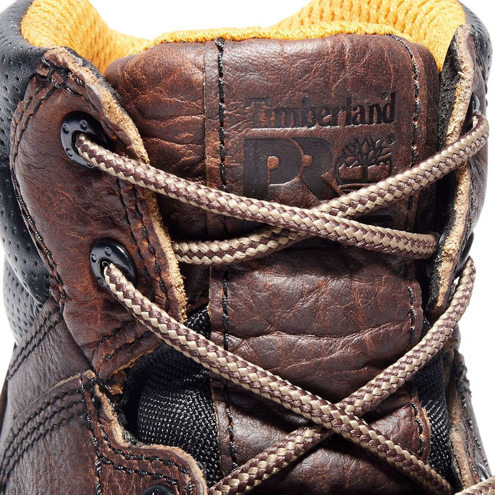 Botas de Trabajo Timberland Hombre Pro® Titan® 6\" Comp Toe Marrones - Chile YOP-972543